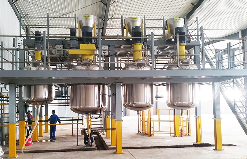 Полная линия по производству промышленных красок на водной основе